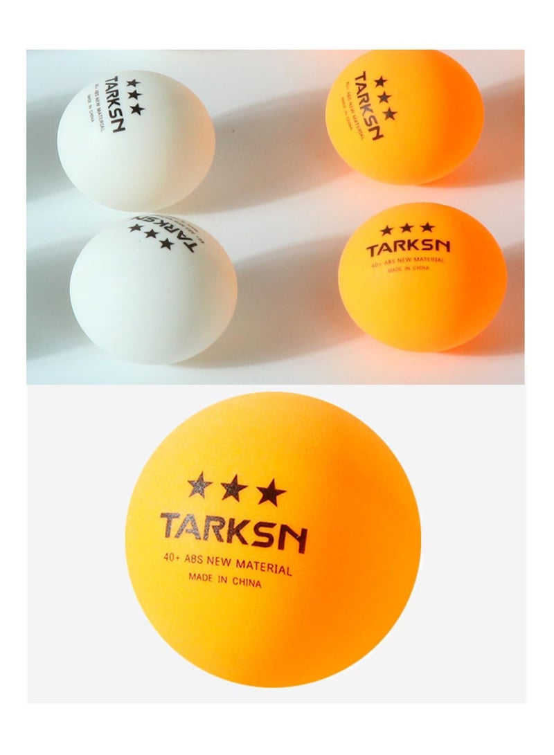 Dubkart 50-Pack 3-Star 40+ ABS Ping Pong Balls, Advanced Training Table Tennis Balls for Beginners and Professinals, with Good Spin and Bounce, Widely Used in Indoor and Outdoor Table Tennis Competitions - Image 2