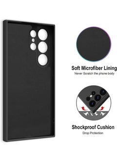 X-level Samsung Galaxy S24 Ultra Case with Magnetic Ring Holder [Compatible with MagSafe] [Drop Protection] Translucent Matte Back Scratchproof Phone Case for Galaxy S24 Ultra Black  - Image 2