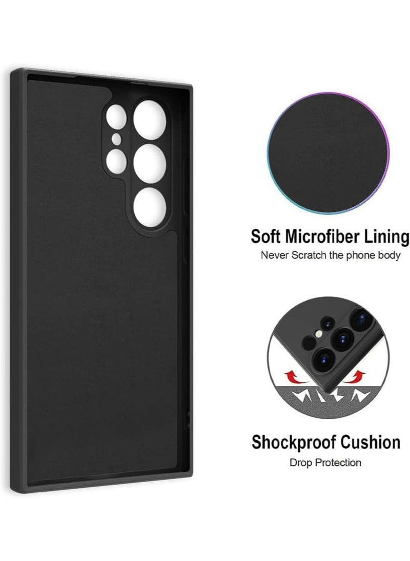 X-level - Samsung Galaxy S24 Ultra Case with Magnetic Ring Holder [Compatible with MagSafe] [Drop Protection] Translucent Matte Back Scratchproof Phone Case for Galaxy S24 Ultra Black - Image 1