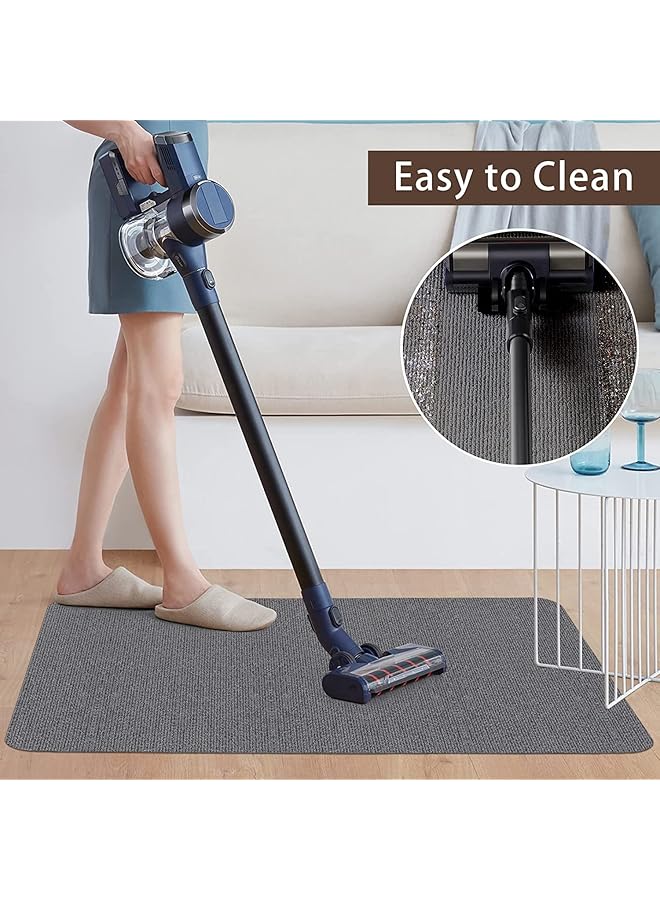 إيروريكس سجادة كرسي المكتب 140 × 90 سم للأرضيات الخشبية والبلاط تحت سجادات كرسي المكتب للكرسي المتحرك سجادة كرسي الكمبيوتر للألعاب سجادة كبيرة مضادة للانزلاق لحماية الأرضية... - Image 5