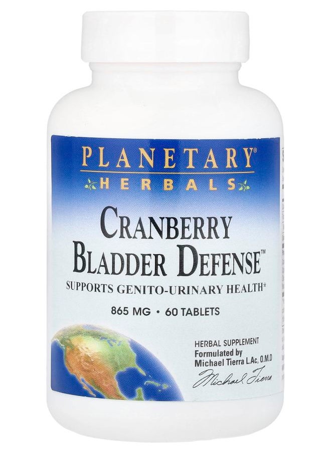 PLANETARY HERBALS Cranberry Bladder Defense™ 60 Tablets 