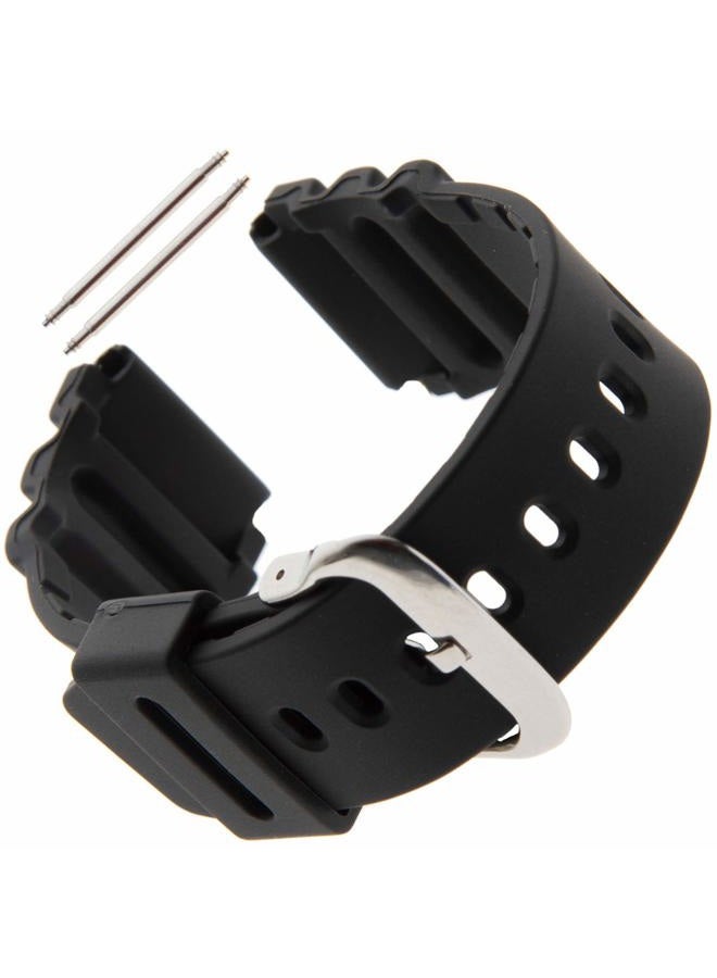 Gilden for Casio/Seiko 22mm Long Polyurethane Watch Strap 017275-6 - Image 1