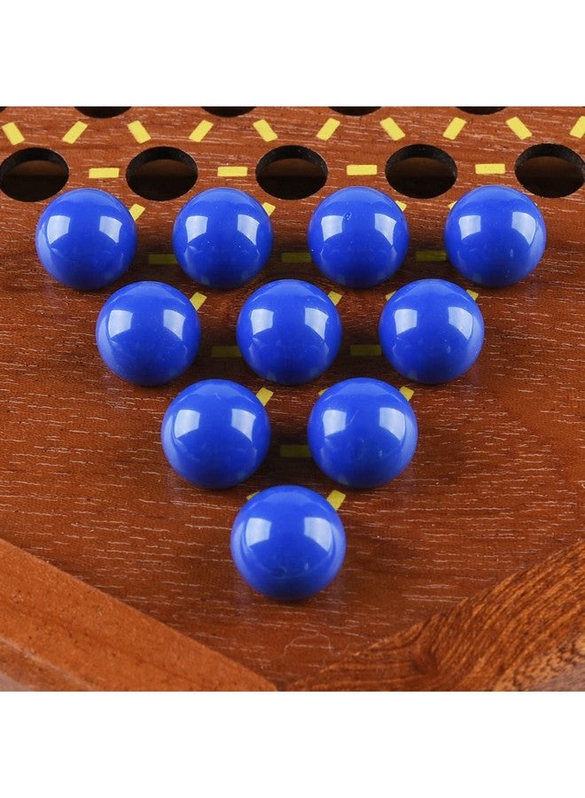ALANGDUO Wooden Chinese Checkers with Drawers 12 Bonus Spare Marbles| Natural Wooden Board Game| Includes 60 Colorful Acrylic Marbles | Family Board Game for Kids and Adults(12.7 Inches) - Image 3