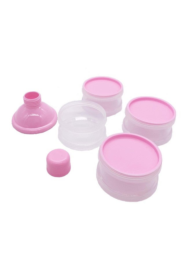 جولدن فاليابل موزع مسحوق حليب الأطفال المقاوم للانسكاب/حاوية تخزين من جولدن فاليوابل، وردي (قطعتان) - Image 2