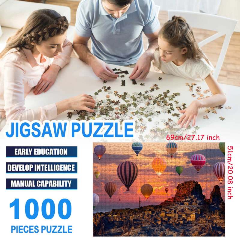 1000 Piece Large Jigsaw Puzzle: Durable 540-Gram Pieces - Captivating Landscape Design Brain Teaser Game for Adults, Challenge Seekers and Family Home Activities - Image 3