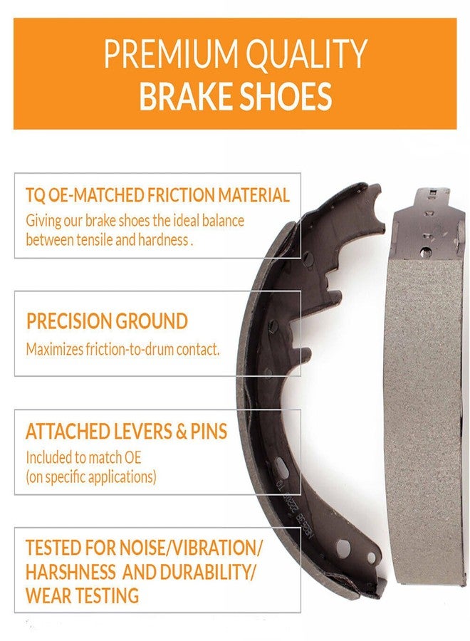 EXPPOWER Rear Drum Ceramic Brake Shoes Set Replacement For Nissan Versa Note Micra 2012-2019 - Image 3