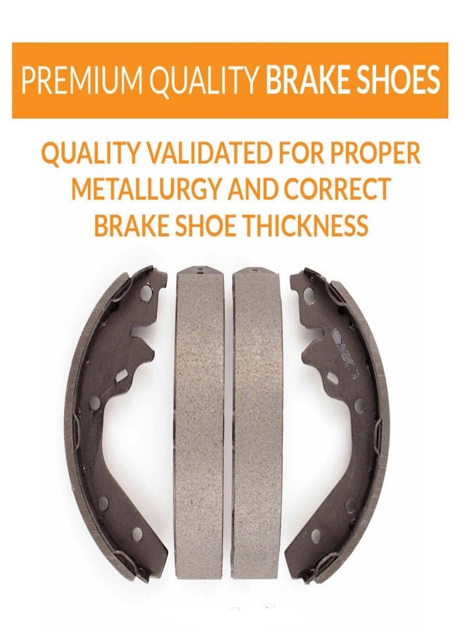 EXPPOWER Rear Drum Ceramic Brake Shoes Set Replacement For Nissan Versa Note Micra 2012-2019 - Image 2