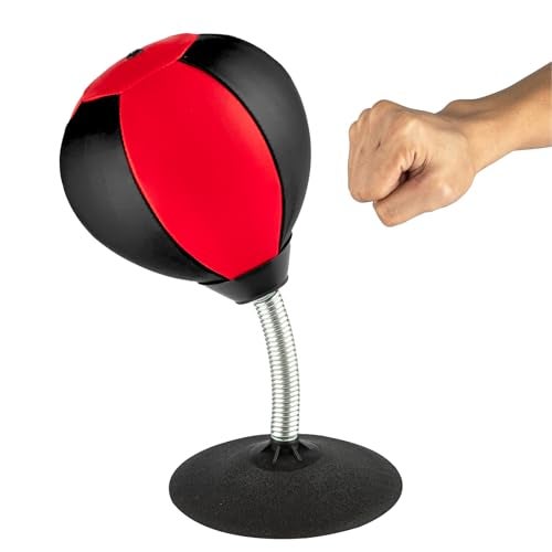Raipoment Stress Buster Desktop Punching Bag - Suctions to Your Desk, Raipoment Heavy Duty Stress Relief Ball, Funny Gifts for Boss or Coworker - Image 1