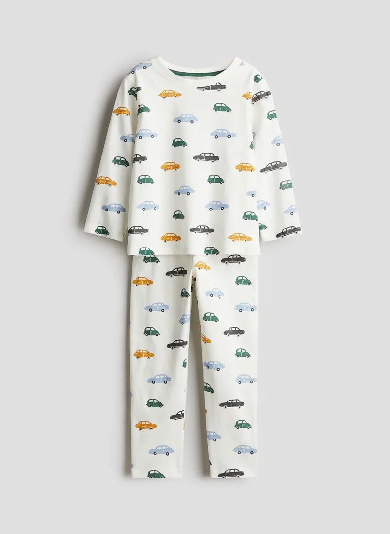 H&M Patterned Jersey Pyjamas