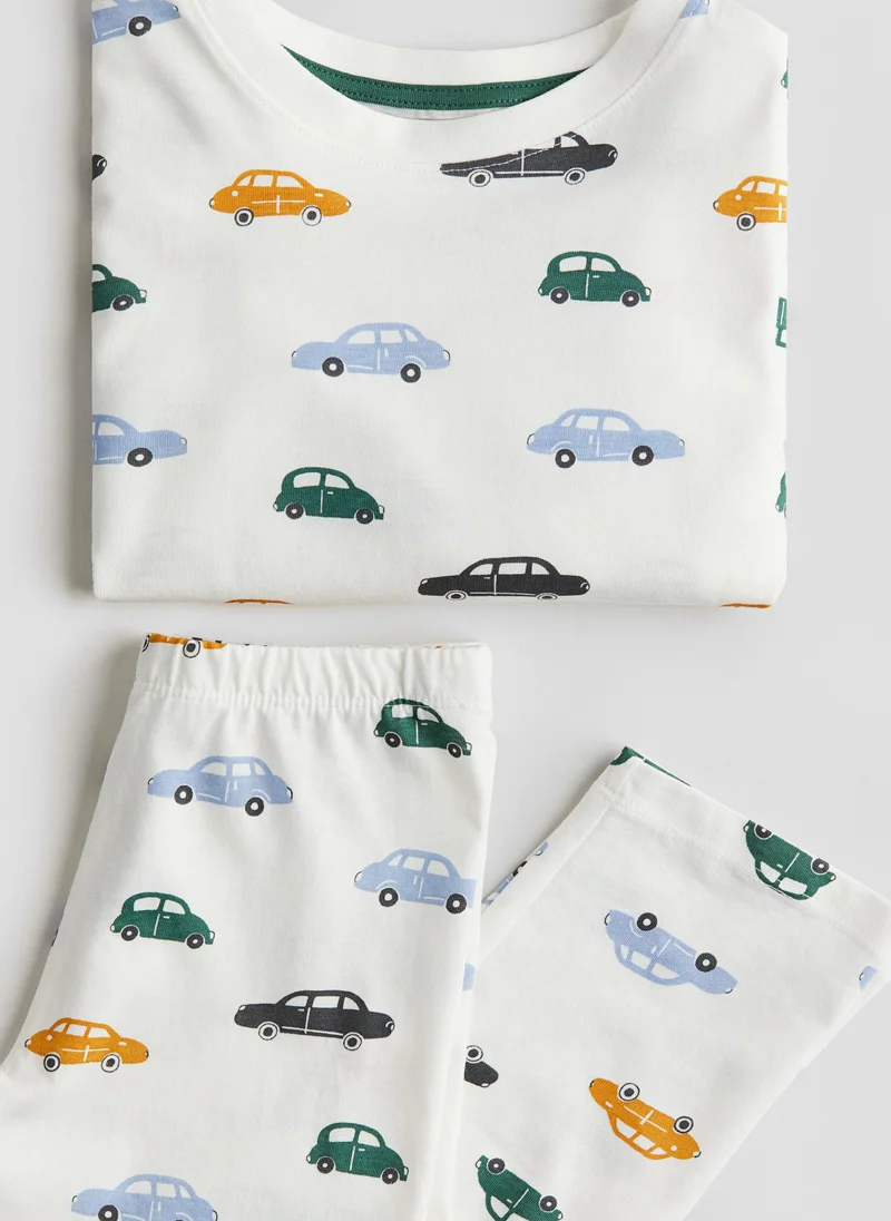 H&M Patterned Jersey Pyjamas