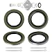 Hitchvoyager 4PCS 1719 ID x 2565 OD Trailer Wheel Hub Spindle Double Lip Grease Seal with 4 Cotter Pins for 3500 LB 84 Trailer Axle Dexter Replace 171255TB 1019 - Image 2