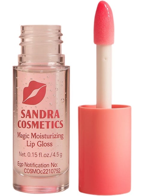 SANDRA COSMETICS Magic Moisturizing Lip Gloss with Aloe Vera & Oil – Hydrating Lip Shine for Smooth, Soft & Glossy Lips