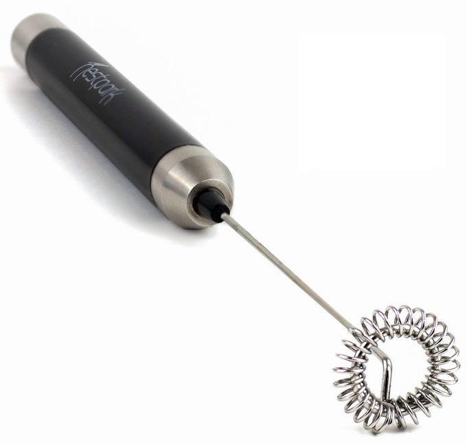 PORTABLE DRINK MIXER SMALL HANDHELD ELECTRIC STICK BLENDER CORDLESS AND BATTERY OPERATED BULLETPROOF KETO COFFEE BLENDER
