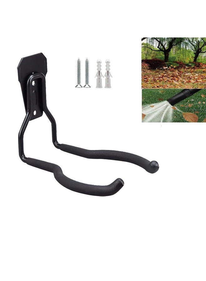 Todefrgu Tonmi Leaf Blower Hanger for Garage, Leaf Blower Hook for Garage, Leaf Blower Hanger for Wall, Perfect for Garage Wall Tool Organizers and Storage, No Leaf Blower (2Pcs), Black - Image 3