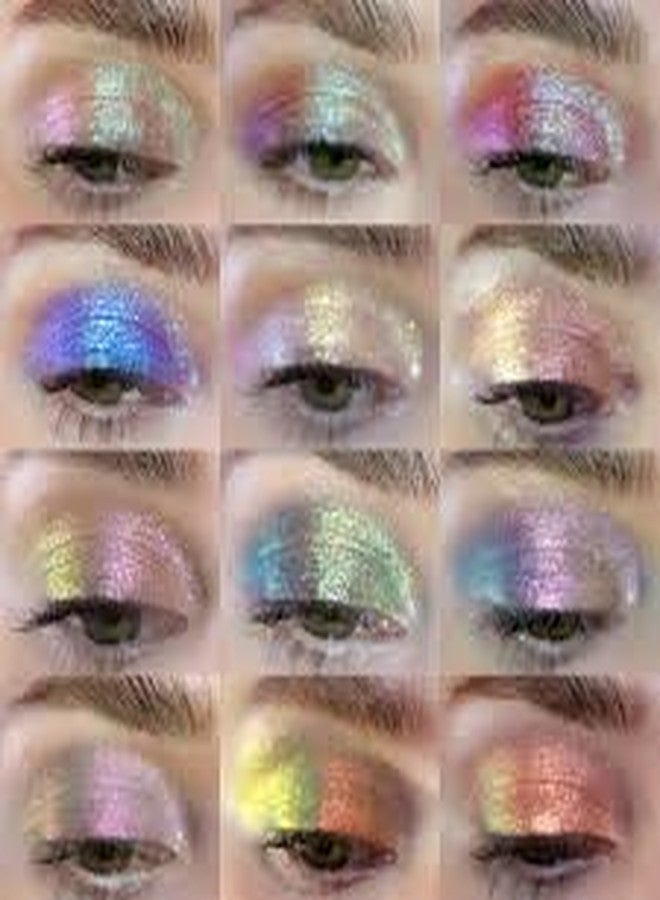 Max Touch Maxtouch Holographic Pigment Eyeshadow 2542 Smooth Texture Pigmented Metallic Glitter Shimmer Effect One Swipe Coverage Glam Eyes Cruelty Free (Shade 12) - Image 5