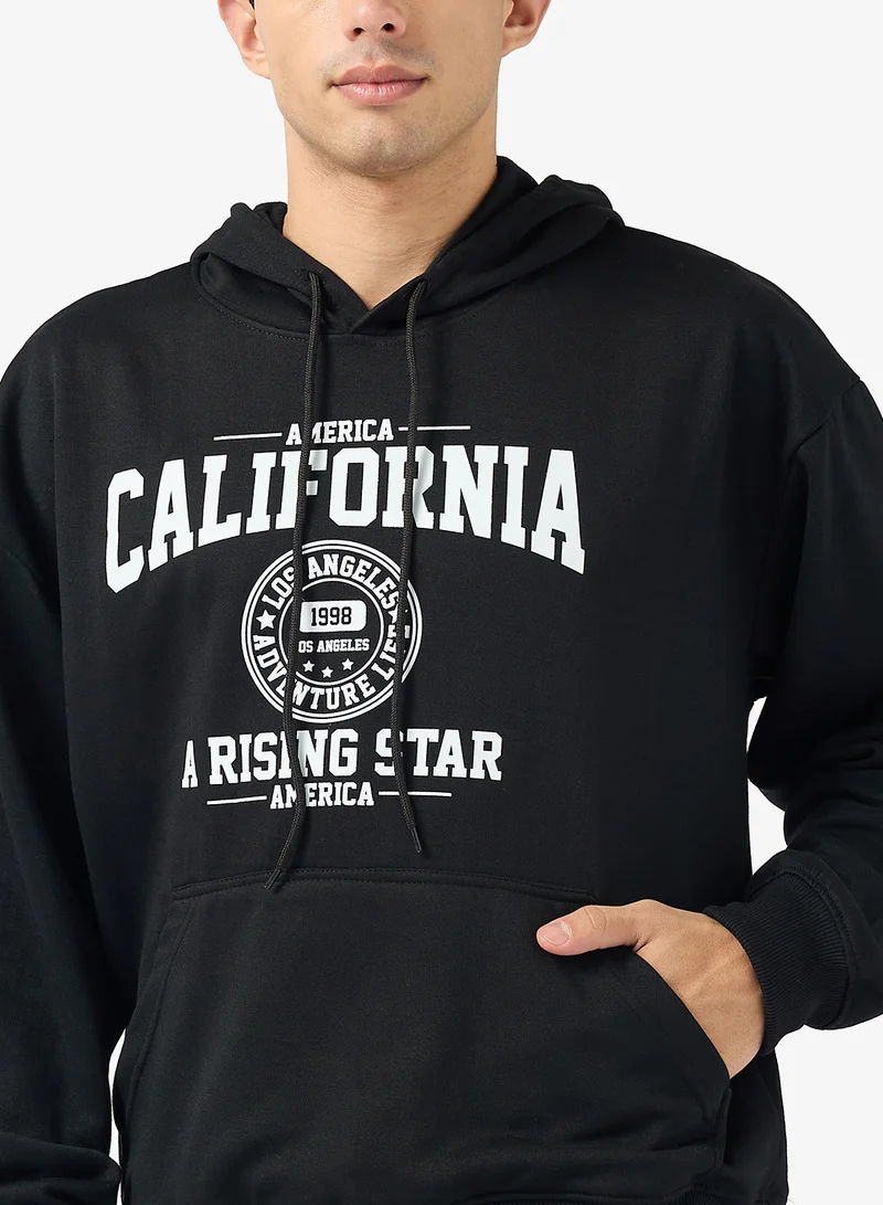 سفنتي فايف Front Graphic Hoodie