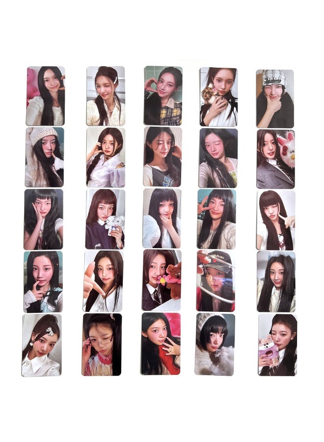 NIBEMINENT 5 Pcs Kpop ILLIT - WONHEE Super Real Me Cards Card For Fans Collection Gifts - Image 3
