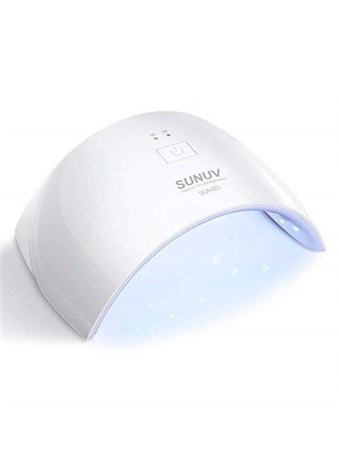 SUNUV LED Gel UV Light Nail Dryer for Gel Nail Polish Curing Lamp with Sensor 2 Timer SUN9C Blue Gift for Girls Women - Image 1