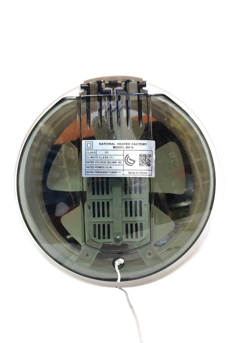 National 6-Inch Exhaust Ventilation Fan – Powerful Wall & Pipe Mount for Kitchen/Bathroom - Image 2