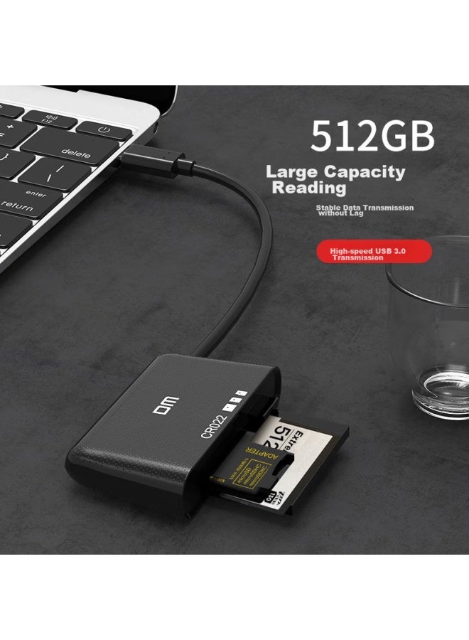 DM Daimai Cr022 Multifunctional 3-in Card Reader, Type-c High-speed Reading And Writing, Supports Tf/sd/cf And Other Phone Cards And Camera Cards - Image 2