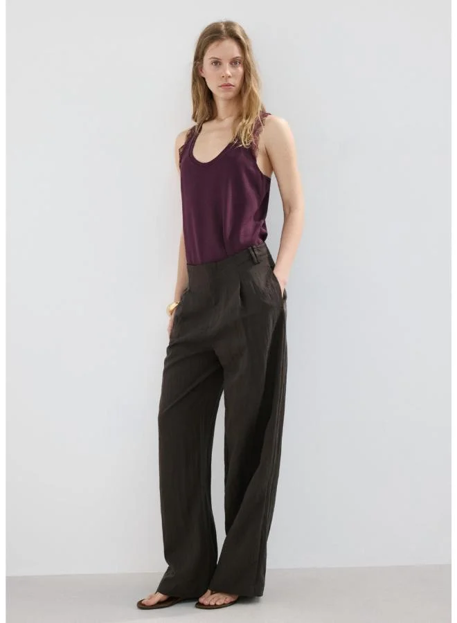 Mango  Lace back knit top for Women | Best Price UAE