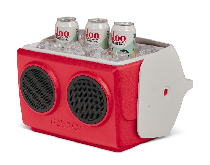Igloo Playmate Kool Tunes Bluetooth Speaker, Red and Black - Image 4