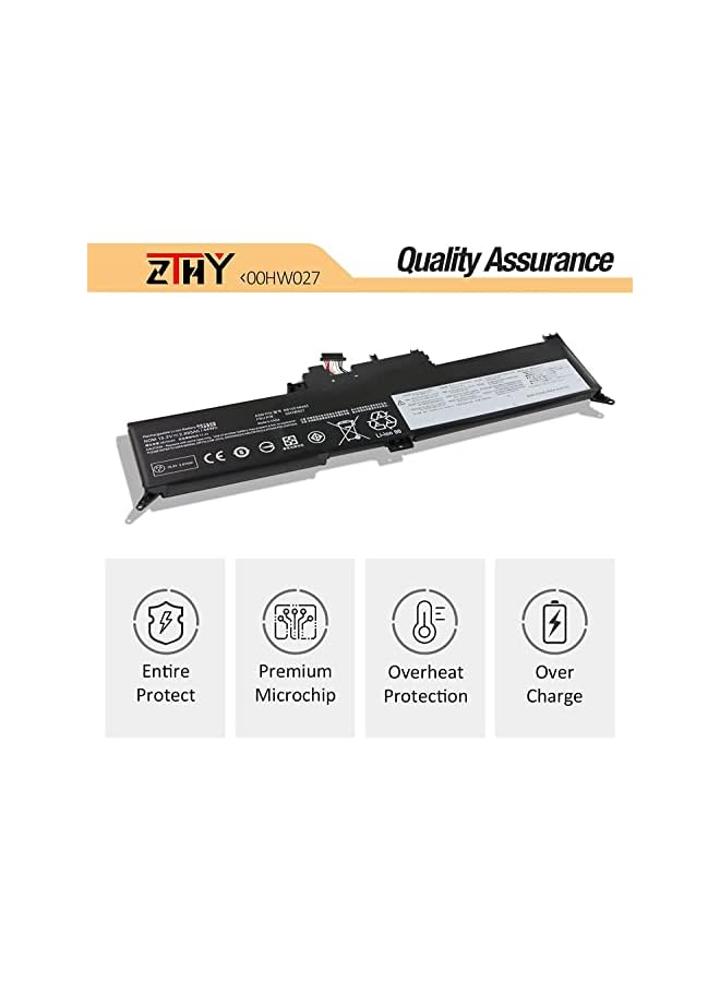 ZTHY 00Hw026 00Hw027 Laptop Battery For Lenovo Thinkpad New S1 2018 Yoga 260 370 X380 20Fd 20Fe 20Jh 20Jj 20Lh 20Fd001Wge 20Lh000Pge 20Jh002Kge 01Av432 01Av433 01Av434 Sb10F46465 15.2V 44Wh 2895Mah - Image 4