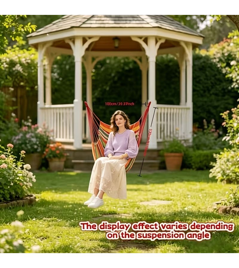 White Hanging Chair For Balcony Terrace Outdoor Leisure Playground Forest Park - Image 4
