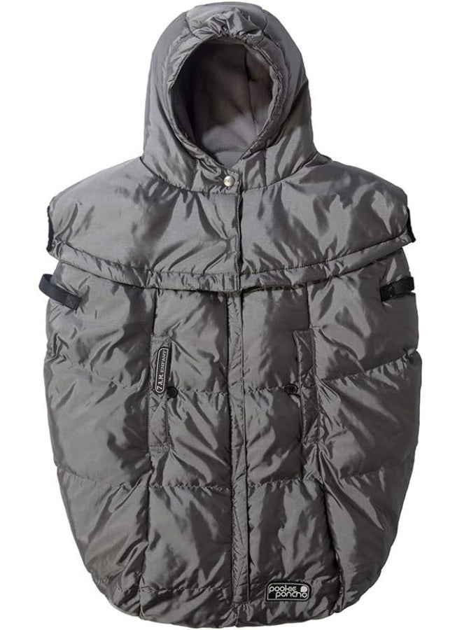 7:00 AM Enfant Pookie Poncho (Metallic Grey) - Image 1