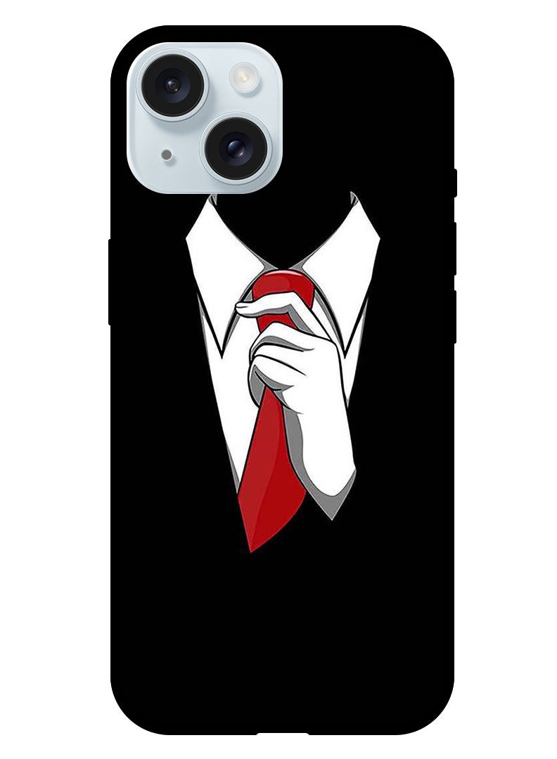 Theodor Protective Case Anti Scratch Shock Proof Bumper Cover For iPhone 15 Men Suit - Image 1