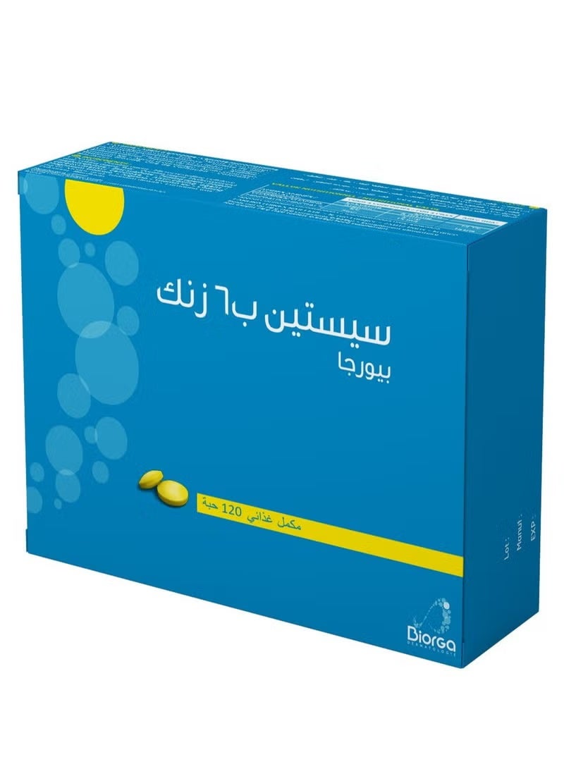 Biorga Cystine B6 Zinc 120 Tablets - Image 1