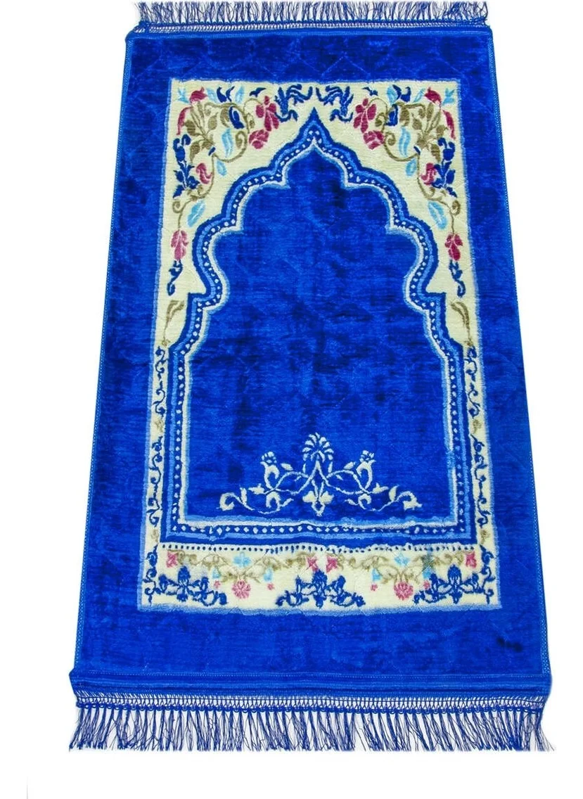 Berat Prayer Rug Luxury Printed Plush Prayer Rug Non-Slip Base 1 Piece