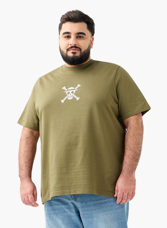 Maxim Men Regular Fit Crew Neck Short Sleeves One Piece Print T shirt - Image 3