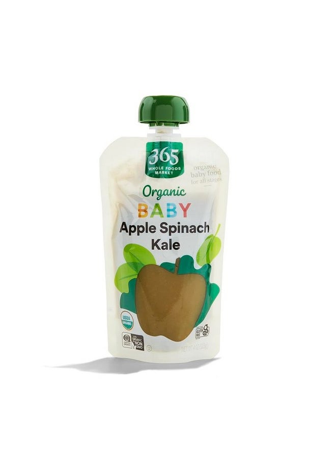365 by Whole Foods Market 365 by Whole Foods Market, Organic Apple Spinach Kale Baby Food, 4 Ounce  - Image 1