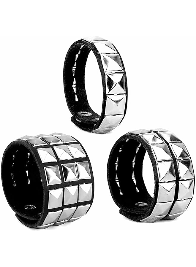 erorex Studded Bracelet Punk Bracelet Gothic Bracelet For Rock Music Festival Concerts