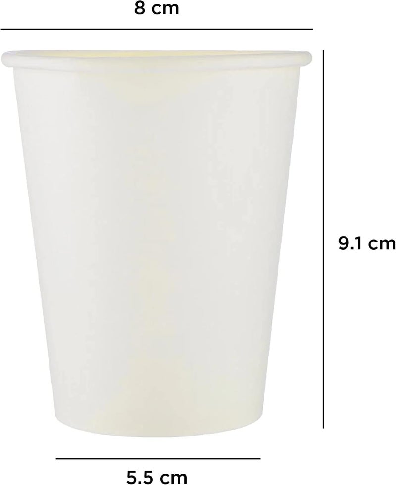 Hotpack Heavy Duty Paper Cups White 8 ounce, 50 Pieces - view 3