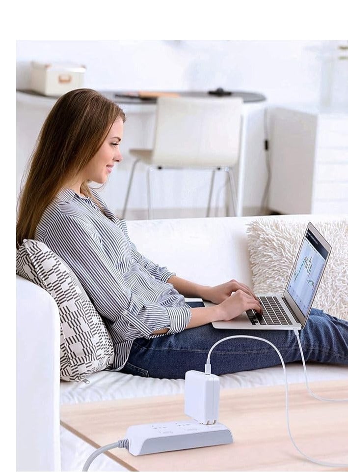 61W USB-C Power Adapter Compatible With Mac Book Pro 13 14 15 Inch, Air M1 13 Inch 2020 2019 2018, Mac book 12 Inch 2015-2017 Laptop Power with USB-C Cable 2m  - Image 4