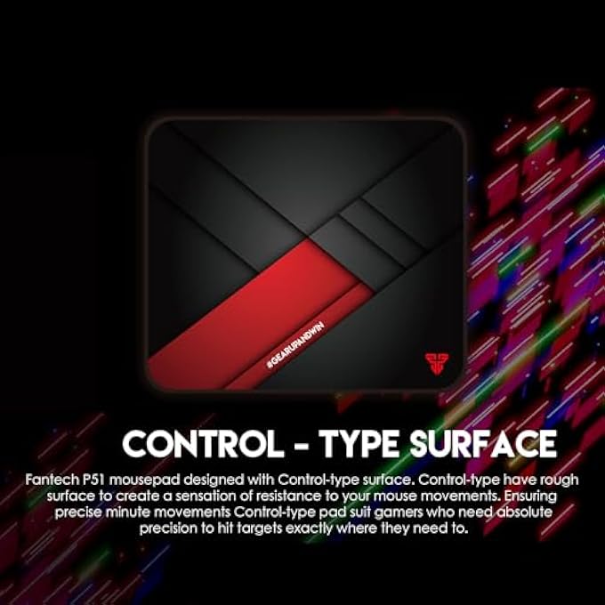 FANTECH P51S GAMING KEYBOARD AND MOUSE COMBO, HEADSET AND HEADPHONE STAND MOUSE PAD WIRED RGB RAINBOW BREATHING LIGHT PC BEGINNER GAMER BASIC 5 IN-1 GAMING SET - Image 3