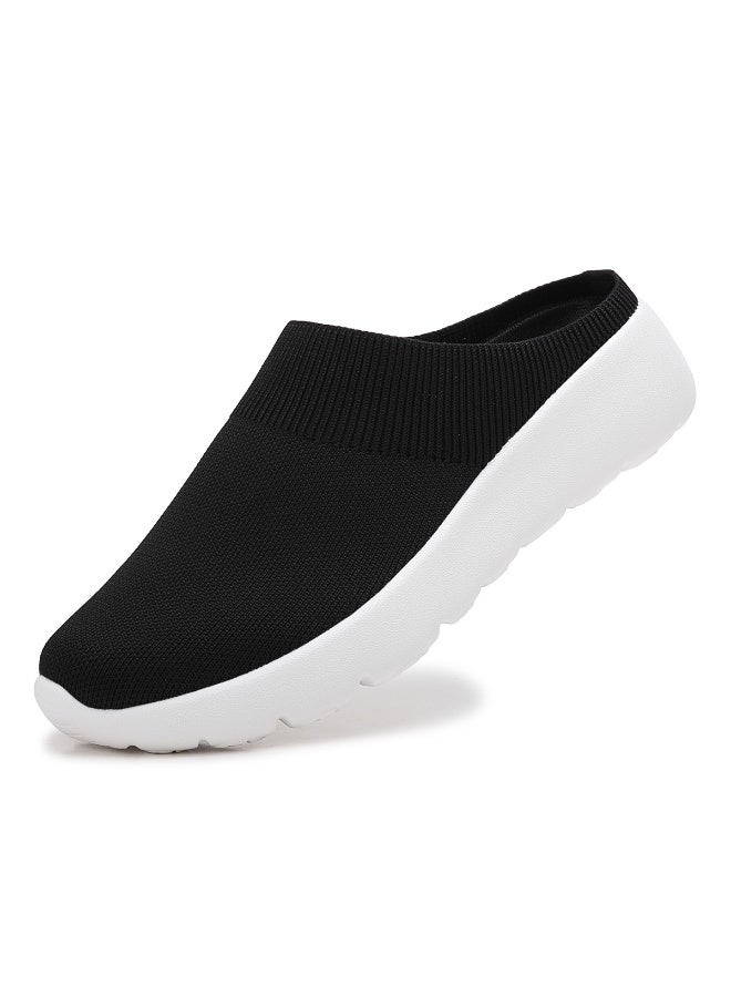 سكاي فيو أحذية نسائية بدون رباط، أحذية مسطحة محبوكة، خفيفة الوزن، قابلة للتنفس، مريحة للمشي - Image 1