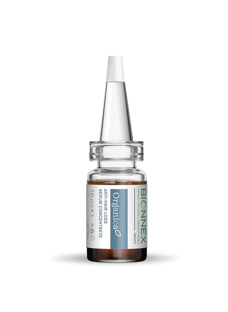 بيونيكس Bionnex Organica Anti-Loss Serum Concentrate – with 25 Natural Plant & Sea Extracts, Vitamins & Minerals – Paraben Free – Strengthens Roots, Revives Scalp, Boosts Density – 12 * 10 ML - Image 2
