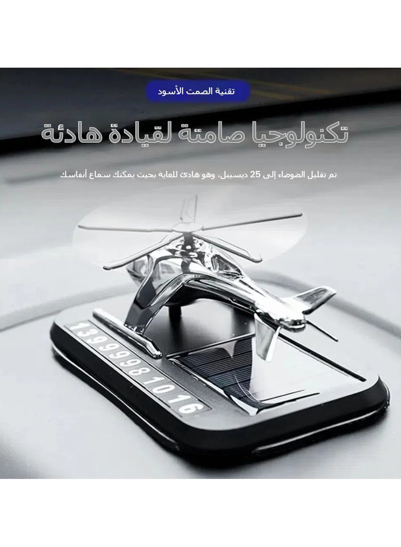 general Solar Aircraft Car Ornaments - High-end car center console decorations, creative men's car interior items, fashion car accessories, unique gift options - Image 3