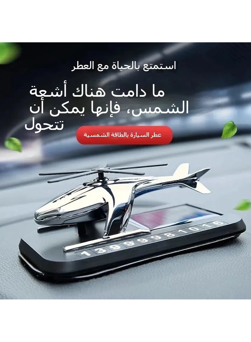 general Solar Aircraft Car Ornaments - High-end car center console decorations, creative men's car interior items, fashion car accessories, unique gift options - Image 5
