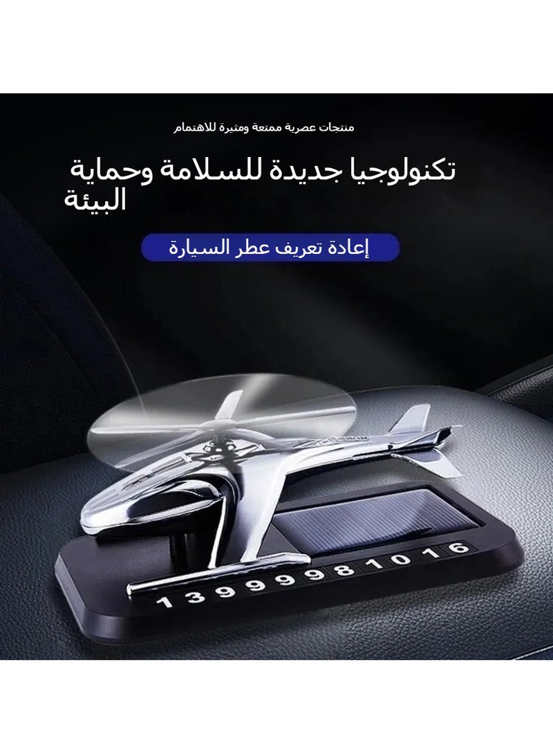 general Solar Aircraft Car Ornaments - High-end car center console decorations, creative men's car interior items, fashion car accessories, unique gift options - Image 4