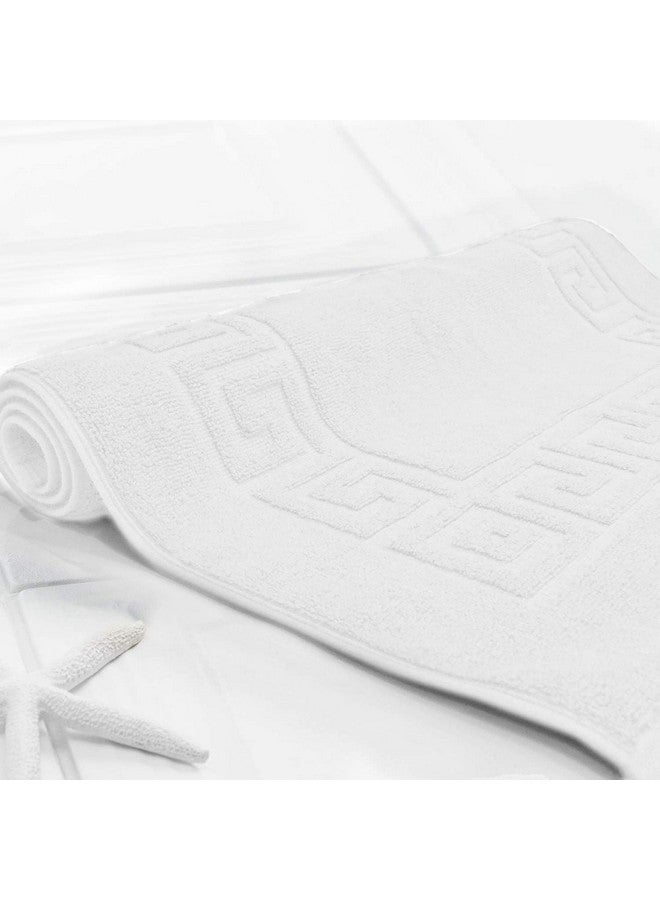 AYUS 780 GSM Pure Cotton Bath/Door Mat Luxury Hotel & Spa Quality, Ringspun Cotton, Maximum Softness & Absorbency 30 x 20 (in Inches)/(51 x 76 cm)(White) - Image 4