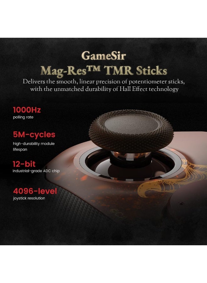 GameSir G7 Pro Wireless Controller for Xbox Series X|S & PC – Dragon's Dogma II Edition, TMR Joysticks, Hall Effect Triggers, 1000Hz Polling Rate, Charging Dock, Rechargeable Gaming Gamepad for Windows & Xbox - Image 3