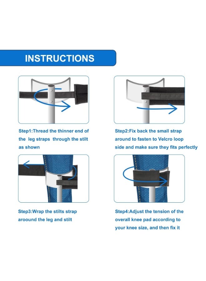 Drywall Stilts Special Straps to Relieve Pressure, Suitable for Various Brands of Stilts（2pcs）  - Image 4