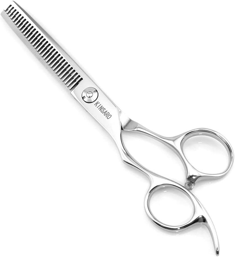 Hair Scissors left hand Thinning Scissors 6 Inch Barber Scissors Left hand Hair Thinning Shears Lefty Barber Shears KINSARO