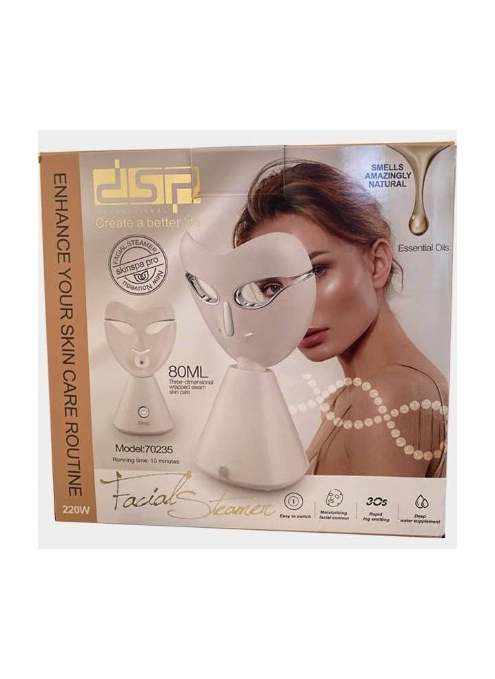 DSP DSP Deep Cleaning Facial Steamer | Ready to use in 30 sec | White Color | Model 70235  - Image 4