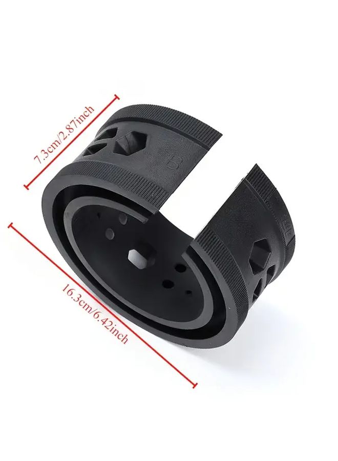 2 Pcs New Upgrade and Strengthen Version 19 Hole Car Universal Buffer Shock Absorber Rubber Spring Modified Spring Rubber Pad Rubber Ring E Size Automobile Suspension Buffers Improve Driving Comfort - Image 4