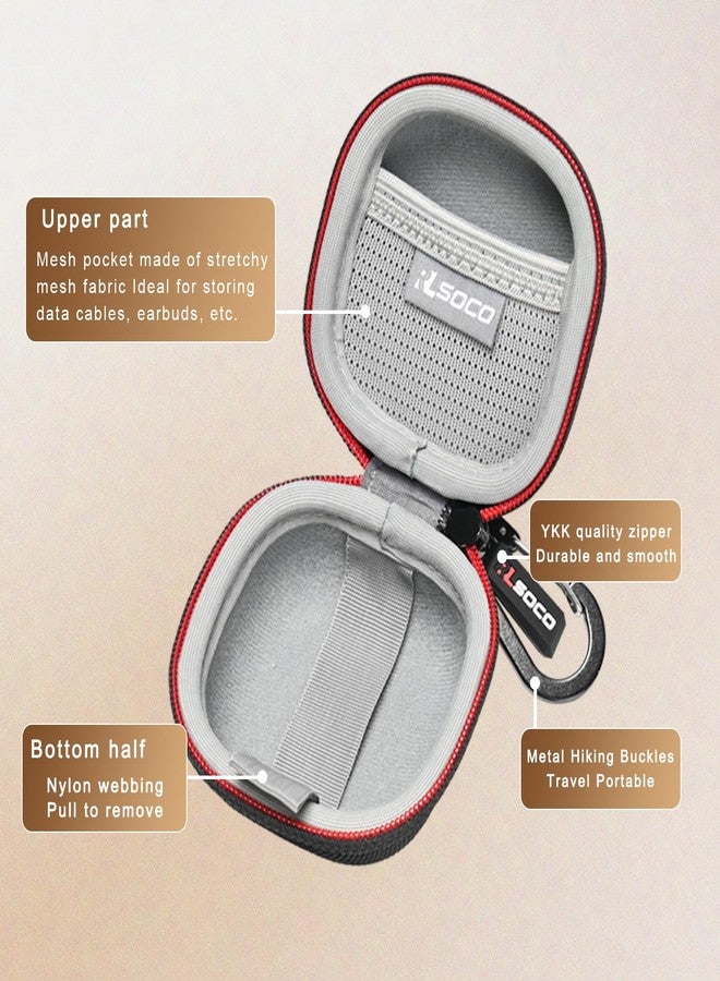 RLSOCO Hard Case for Anker Soundcore P40i Noise Cancelling Wireless Earbuds - Black (Case Only) - Image 3